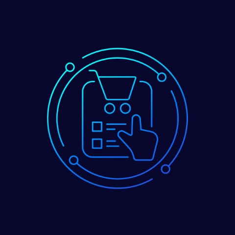 Order List Icon, Linear Design