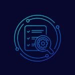 Survey Report Line Vector Icon