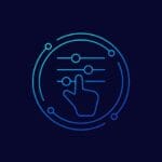 Settings Or Options Line Vector Icon