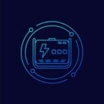 Portable Power Generator Icon