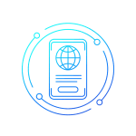 Roaming Line Vector Icon With Smart Phone