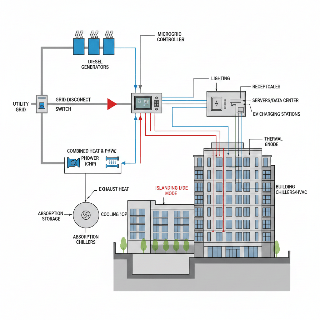 PennCat Energy uninterruptible power supply combined heat snd power (CHP) in michigan